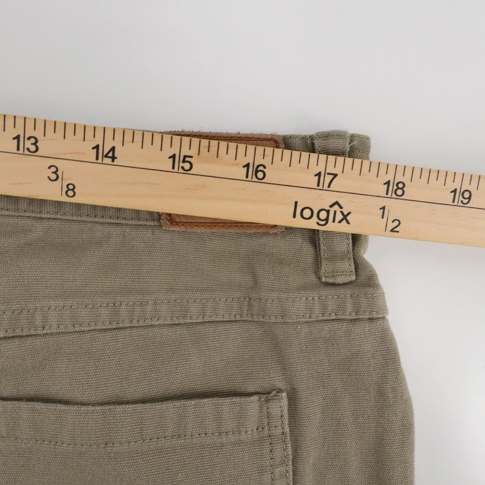 GenTeal Canvas 5-Pocket Pants Khaki Mens 38x32 (measures ~ 30